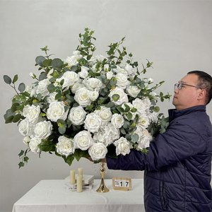 DKB Realistic Artificial Silk Flower Balls Wedding Centerpieces Multi-Colour Large Sizes Handmade Durable Decor - Product Image 1