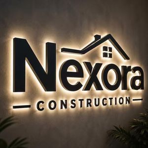 Insegna LED 3D Personalizzata con Logo Retroilluminato, Lettere Illuminate in Acciaio Inox Dorato per Branding Interno Ufficio, Insegna LC - Product Image 4