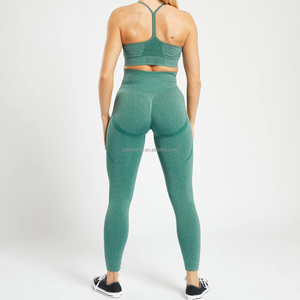 Échantillons Gratuits Vêtements de Sport Sans Couture pour Femmes Dropshipping Tenues de Yoga Vêtements de Fitness Pantalons de Yoga Leggings Tenues de Sport Sans Couture - Product Image 3