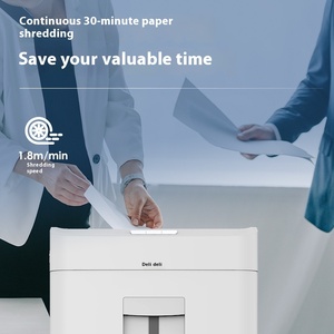 Déchiqueteuse de <span class=keywords><strong>bureau</strong></span> confidentielle à 4 niveaux de haute qualité avec alimentation électrique visuelle à faible bruit Cross-Cut 23L - Product Image 4