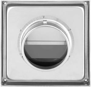 Couvercle d'aération <span class=keywords><strong>extérieur</strong></span> réglable Sortie de soupape à disque en acier inoxydable bon marché <span class=keywords><strong>pour</strong></span> la conception carrée et ronde de la climatisation - Product Image 3