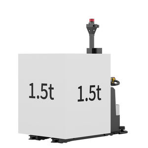Apilador de paletas totalmente eléctrico de 1,5 toneladas, carretilla elevadora Agv, uso en espacio pequeño, transporte, industrias de restaurantes, Robot de manipulación de fábrica - Product Image 1