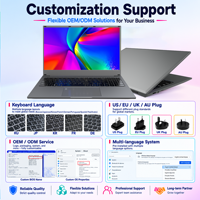 Ordinateur portable 15,6 pouces FHD IPS en gros, Intel Core i3-8145U, 16 Go et 32 Go de RAM DDR3 en option, prise en charge du SSD NGFF, compatible Windows 10/11