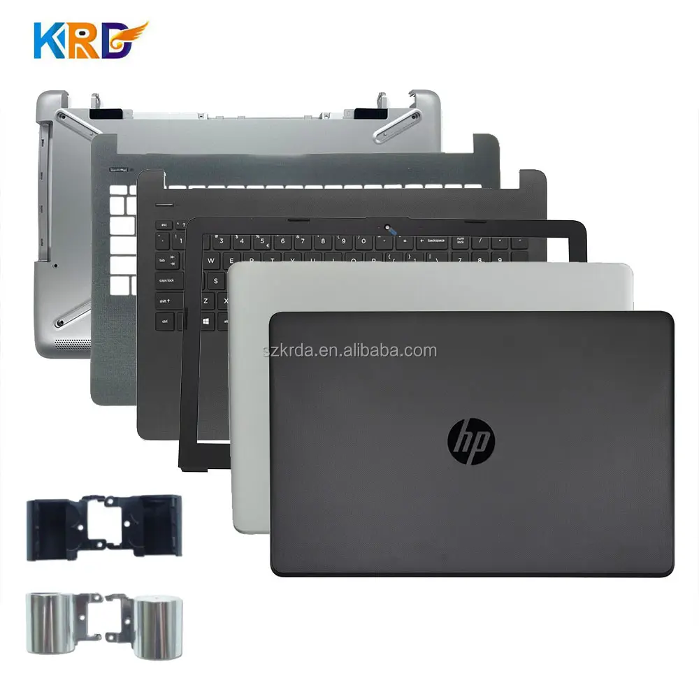 Carcasa de cuaderno A B C D, cubierta trasera para HP 15-BS 15T-BS 15-BW 250 G6 255 G6 LCD, blanco, rojo, negro y gris