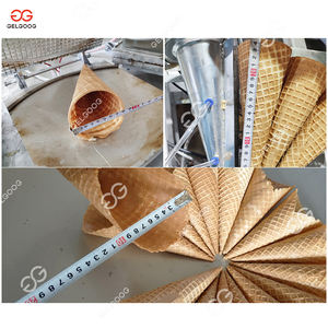 Machine à cônes à glace entièrement automatique, fabrication de cônes à glace, cuisson, fabrication de cônes à glace en gaufre, prix de la machine à biscuits en cône de sucre - Product Image 4