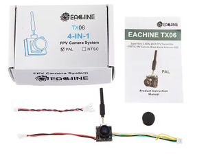 <span class=keywords><strong>Eachine</strong></span> TX06 700TVL FOV 120 degrés 5.8Ghz 48CH 25mW Smart Audio Mini FPV Caméra Support Pitmode Transmetteur AIO pour RC DroneTX06 - Product Image 6