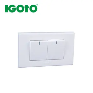 Interruptor de parede americano a1042s, 4 gang, 2 vias, interruptor de luz 10a, interruptores elétricos