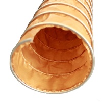 Tuyau de distribution de gaz flexible en PTFE résistant aux acides et aux alcalis de style industriel, en acier inoxydable, pour systèmes HVAC et conduits d'air hospitaliers, 10m