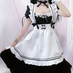 Miracle Warm World Lolita Mignon Maid Outfit Loli-Tar <span class=keywords><strong>Costume</strong></span> Robe Anime Cosplay <span class=keywords><strong>Costume</strong></span> Japonais Adulte Filles - Product Image 1