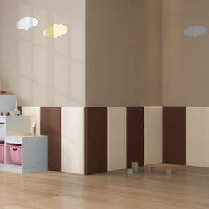 Panneau mural 3D auto-adhésif imperméable et épais pour chambre d'enfant, protection anti-choc pour tête <span class=keywords><strong>de</strong></span> <span class=keywords><strong>lit</strong></span> et contour <span class=keywords><strong>de</strong></span> <span class=keywords><strong>lit</strong></span> - Product Image 4