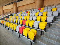Sièges de stade en PP robustes, sièges de tribune résistants aux UV, chaises de spectateur résistantes aux intempéries à vendre
