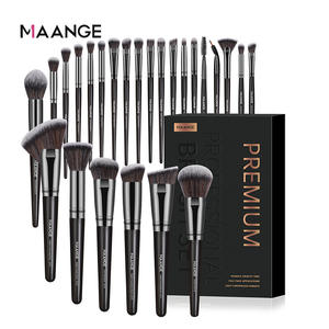 Para <span class=keywords><strong>Maange</strong></span>, juego de <span class=keywords><strong>brochas</strong></span> de maquillaje de gama alta de 25 piezas, herramientas de belleza profesionales para la cara, incluyendo <span class=keywords><strong>brochas</strong></span> de sombra de ojos para rubor en polvo suelto - Product Image 1