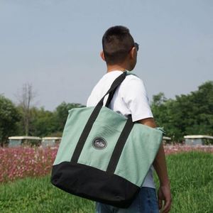 Wholesale Cotton Shopping Canvas Tote Bag Style Size Customized Foldable Canvas Reusable Shopping Bag with Custom <b>Printed</b> logo - Product Image 2