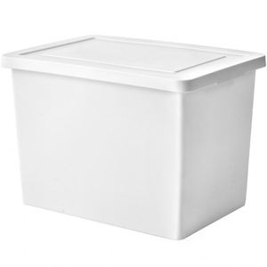 Boîte de rangement en plastique PP grande capacité avec couvercle, épaissie, pour vêtements, jouets et articles divers – Vente en gros - Product Image 6