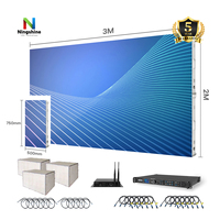 Écran d'affichage flexible pour  à louer pour l'intérieur Panneau mural vidéo pour la lecture Panneaux de signalisation à LED