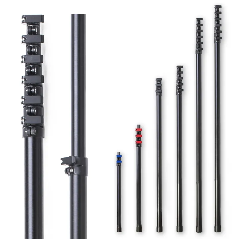 High strength carbon fiber telescopic pole 45ft 50ft 60ft 3k telescopic carbon fiber poles