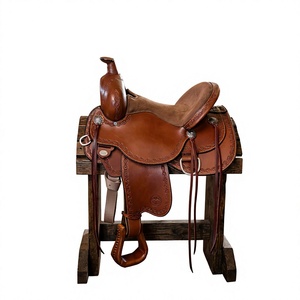 Silla de Montar Inglesa de Cuero Genuino 100% BS International Exports, con Árbol de Plástico, Personalizable, Cómoda y Duradera para Caballos NA92 SUS304 - Product Image 3