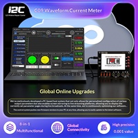 I2C C09 Pengukur Arus Gelombang Mode Tampilan Digital Cerdas Deteksi Pengisian Daya Pengukuran Tegangan Data Pengujian Multimeter Cina