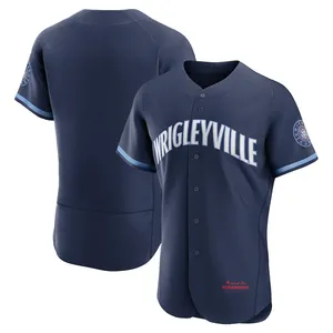 Original 1:1 Baseball Jerseys Men's Chicago Teams Navy City Connect Authentic Baseball Jersey Baseball Uniforms Custom