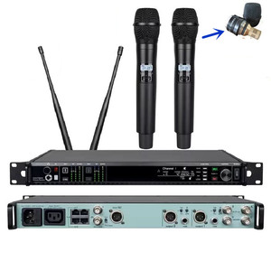 Micrófono Inalámbrico Digital AD4D-<span class=keywords><strong>Pro</strong></span> <span class=keywords><strong>2</strong></span> de Doble Canal, 500 MHz, 900 MHz, UHF, Diversidad Real, Micrófono Inalámbrico de Metal para Actuaciones - Product Image 6