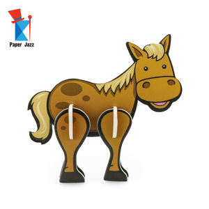 <span class=keywords><strong>Puzzle</strong></span> 3D créatif à assembler soi-même, animaux pour enfants de 4 à 8 ans, tout neuf, puzzles 3D en forme d'animaux - Product Image 6