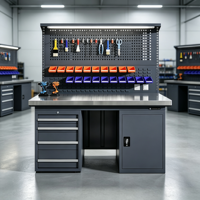 Armoire à outils robuste pour garage avec tiroirs verrouillables pour véhicules