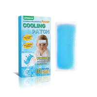 Feuille de gel rafraîchissante pour le front, sans médicament, sans danger pour tous les âges, pour bébé, contre les coups de soleil estivaux