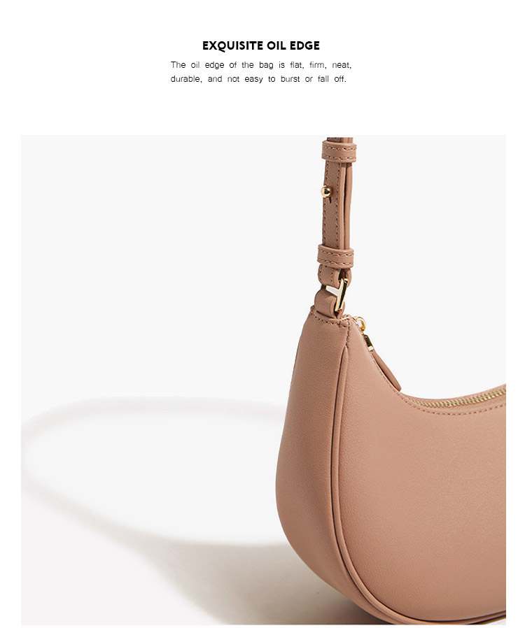 THL Design - Halve Maan Tas - Dames Crossbodytas - Festival Tasje - Zw - Lute Lederwaren THL Design - Halve Maan Tas - Dames Crossbodytas - Festival Tasje - Zw - Lute Lederwaren