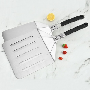 Pelle à pizza en acier inoxydable de haute qualité, outils de cuisson pour pizza, pelle à pizza avec poignée pliable - Product Image 3
