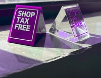 Bloc de logo acrylique de qualité supérieure marque de produit bloc acrylique affichage de magasin présentoir de logo d'impression acrylique