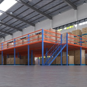 Système de rayonnage industriel pour mezzanine, plateforme en acier pour l'extension du stockage en entrepôt, conception personnalisée - Product Image 2