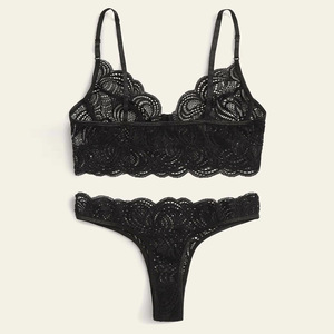 Conjunto de Lencería Sexy de Moda Europea y Americana 2020 - Lencería de Encaje para Mujer - Product Image 3