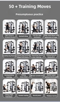 Máquina Smith Multifuncional SK, Equipo de Gimnasio Comercial, Jaula de Potencia, Cable Crossover, Entrenador Funcional, OEM ODM, Venta en China, Nuevo