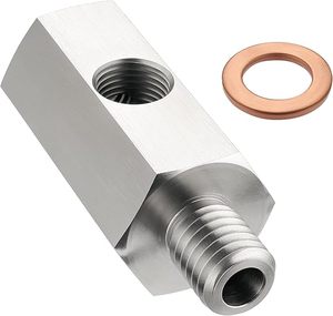 อะแดปเตอร์แปลงจากตัวผู้เป็นตัวเมีย พร้อมพอร์ตเกจ 1/8 นิ้ว NPT, ขนาด NPT BSP เมตริก สำหรับจุดทดสอบไฮดรอลิกและเกจ<span class=keywords><strong>วัด</strong></span>แรงดัน - Product Image 2