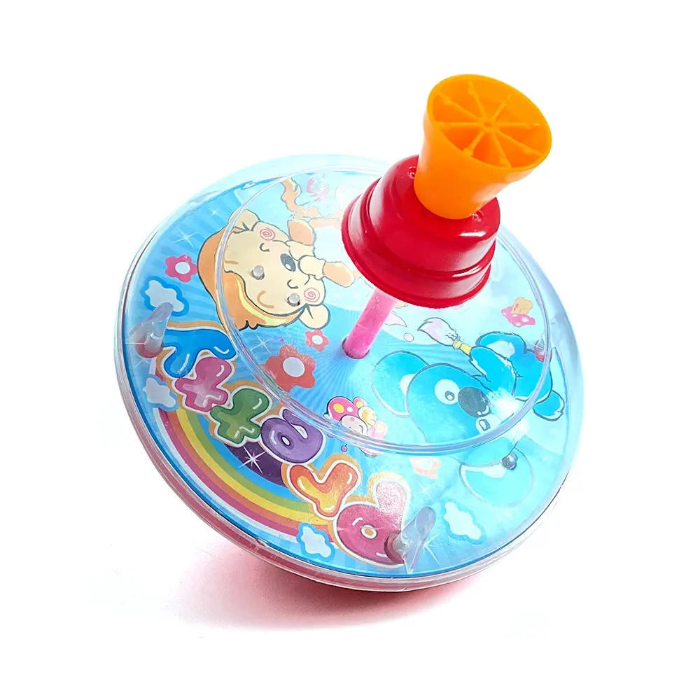 Крутящиеся игрушки с подсветкой и музыкой, рекламный Ручной пресс с гироскопом, игрушки для детей, карусель, игрушки