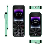 Teléfono Plegable I18 Pro 2G GSM Doble SIM, Grabación de Llamadas, Marcación Rápida, Radio FM, Teléfono Móvil Pequeño Tipo Flip, Dispositivo con Función Tipo C