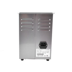 Nettoyeur à ultrasons 2,5 L en acier inoxydable 65 W, équipement de nettoyage électrique domestique pour lunettes et petites pièces - Product Image 1