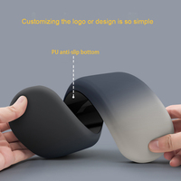 Tapis de souris ergonomique en Silicone écologique, repose-poignet en Gel, repose-poignet, bureau, Logo en Silicone personnalisé
