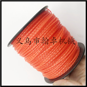 Fil de coupe torsadé en acier pour tondeuse à gazon, corde de débroussaillage à dents de scie, corde carrée en nylon, accessoires pour débroussailleuse - Product Image 2