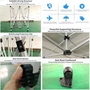 خيمة مضادة للماء عالية الجودة مقاس 3 × 3 متر بإطار سداسي كبير للشباك قابلة للطي خيمة احترافية للمناطق الخارجية ساحة تجارية للمعارض التجارية - Product Image 6