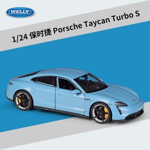 Welly 1:24 P Orsche <span class=keywords><strong>Taycan</strong></span> Tu-rbo Sport <span class=keywords><strong>voiture</strong></span> de course en métal à collectionner Simulation moulé sous pression <span class=keywords><strong>voiture</strong></span> en alliage modèle de <span class=keywords><strong>voiture</strong></span> véhicules jouets - Product Image 6