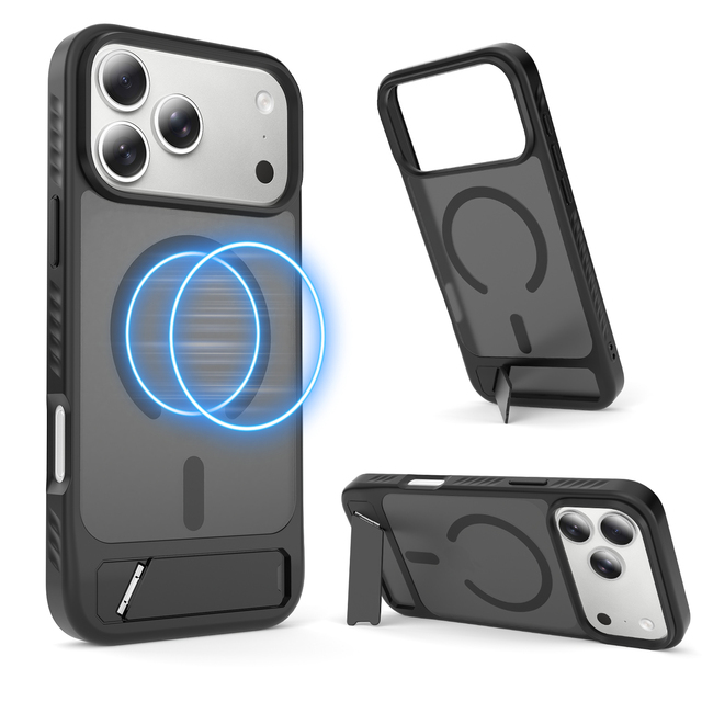 Rugged Magnetic Phone Case With Kickstand Shockproof TPU PC Camera Protection Heavy Duty Wholesale for iPhone 17 18 Pro Max