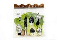 Sacs Ziplock en PE de qualité alimentaire imprimés par gravure personnalisée, résistants au congélateur, pour le stockage de salades en cuisine, sacs refermables réutilisables avec zone d'écriture