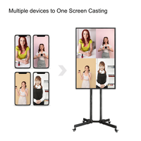 Pantalla Inalámbrica con Función de Duplicación de Pantalla, Interactiva, Táctil, Todo en Uno, para Influencers, Transmisiones en Vivo en TikTok