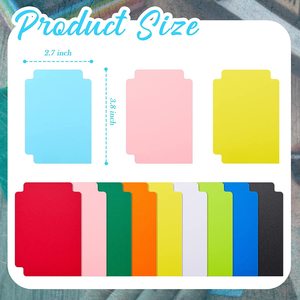 Separadores de tarjetas coleccionables, pestañas de índice coloridas de plástico para organizar, almacenar y proteger tarjetas coleccionables - Product Image 2