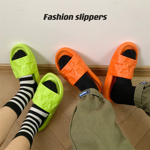 Claquettes de <span class=keywords><strong>luxe</strong></span> en PVC pour hommes et femmes, design unisexe, personnalisables avec logo, antidérapantes pour l'intérieur - Product Image 2