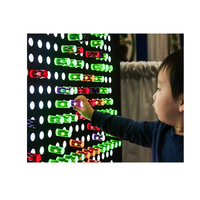 Systèmes de jeu interactifs muraux en bois, panneaux sensoriels muraux, apprentissage éducatif mural pour enfants