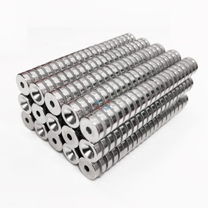 Đĩa Nam Châm Neodymium Bán Sỉ Xlmagnet Nam Châm Tròn Chìm 20X4 Có Lỗ Vít Nam Châm Neody Vĩnh Cửu Mạ Niken - Product Image 1