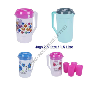 Pichet en plastique pour ustensiles de cuisine du Bangladesh Vente en gros OEM ODM à des prix raisonnables Fourniture de cruches en plastique Durabilité - Product Image 3