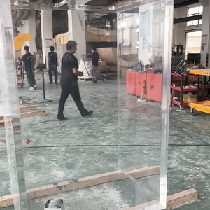 Acquario in Vetro Acrilico Trasparente Organico su Misura da Parete - Product Image 5